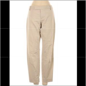 slim cropped gap khaki pants